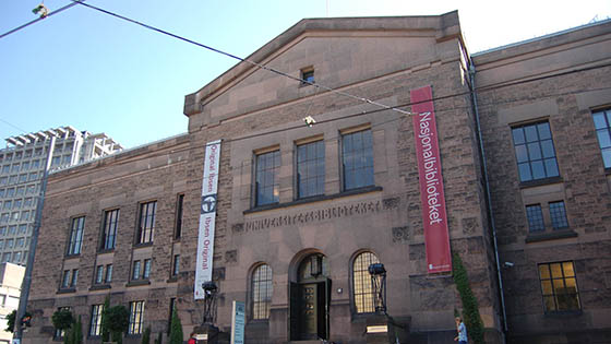 Nasjonalbibliotekets fasade, Photo