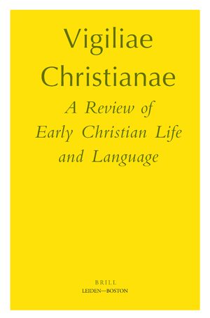 Picture of the cover of journal Vigiliae Christianae