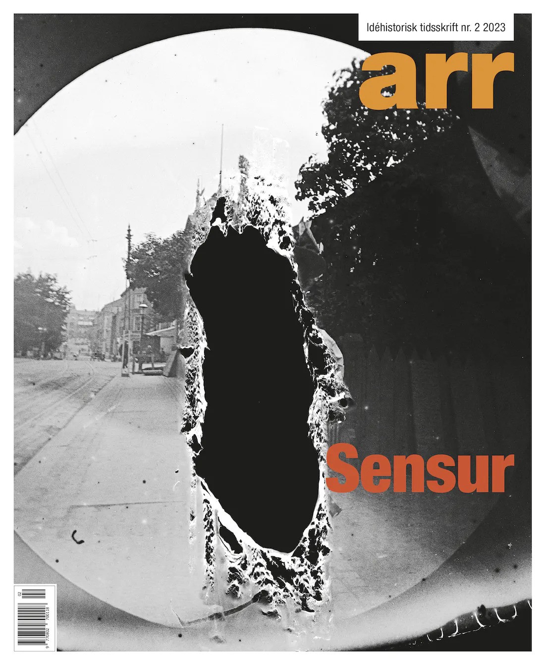 Cover of journal Arr: Idéhistorisk tidsskrift, no. 2 2023.